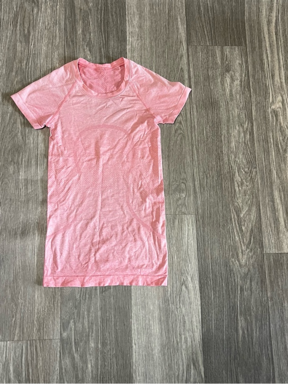 Light Pink Short Sleeve Active Top